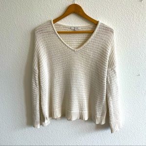 Madewell Link Stitch Sweater Size Small